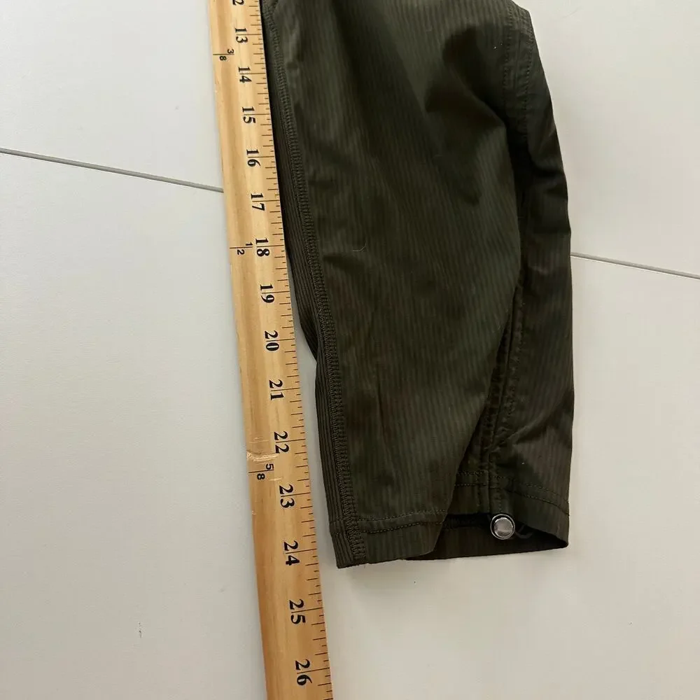 Lululemon Dance Studio Mid-Rise Cropped Pant size 4 green casual lightweight - Picture 9 of 10